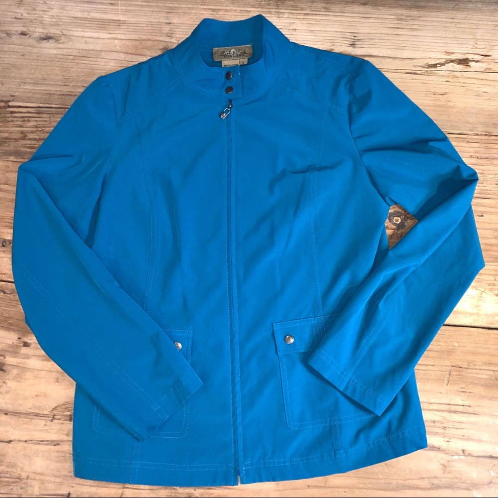 Peck & Peck Weekend Small Blue Jacket